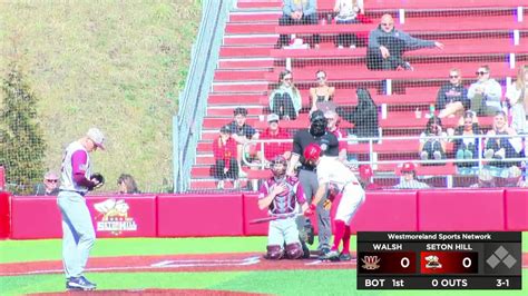 Walsh At Seton Hill Game 1 Baseball WestmorelandSports1