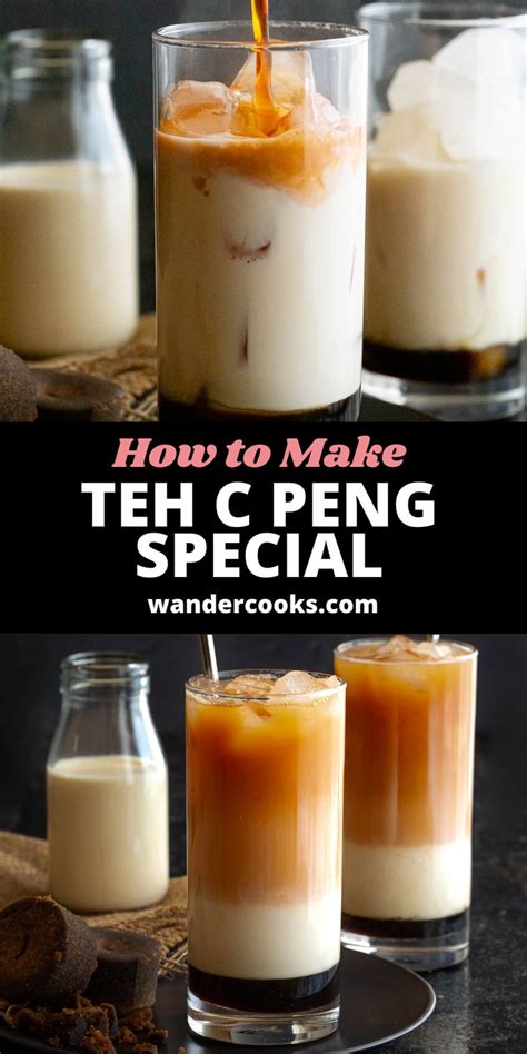 Malaysian 3 Layer Tea Teh C Peng Special Recipe Evaporated Milk Recipes Milk Recipes Recipes