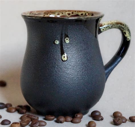 3d handmade pottery coffee mug set of two ceramic mug 9.5 oz | Etsy