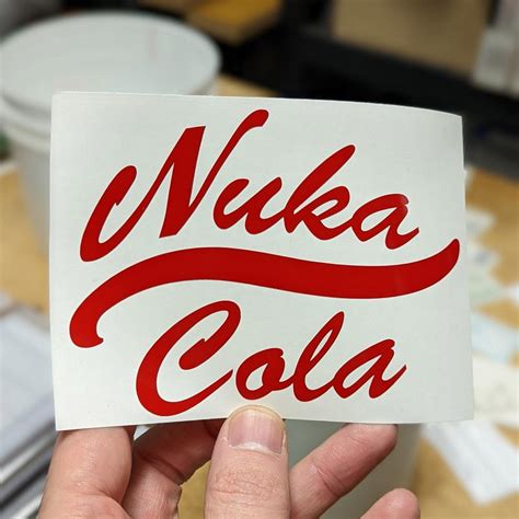 Fallout Nuka Cola Vault Tec Vinyl Decal Sticker Car Laptop Etsy Uk