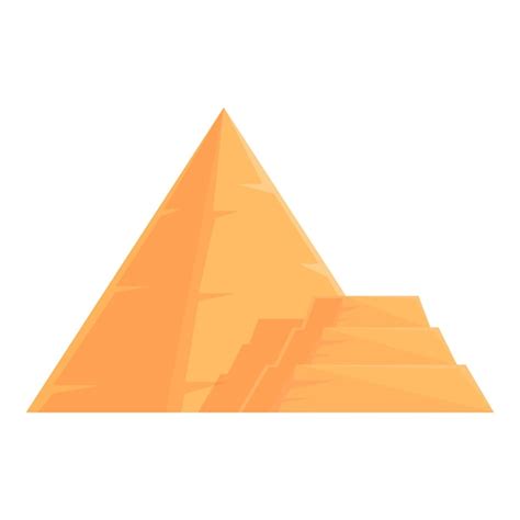 Premium Vector Old Pyramid Icon Cartoon Vector Ancient Desert Cairo Sand