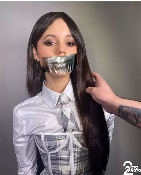 Jenna Ortega Gagged By Charlotteutiel On Deviantart