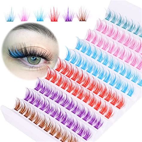 Amazon Newcally Colored Lash Clusters Diy Eyelash Extensions