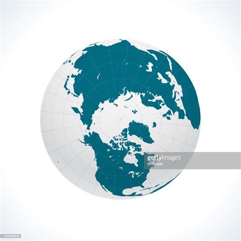 Earth Globe Northern Hemisphere View High Res Vector Graphic Getty Images