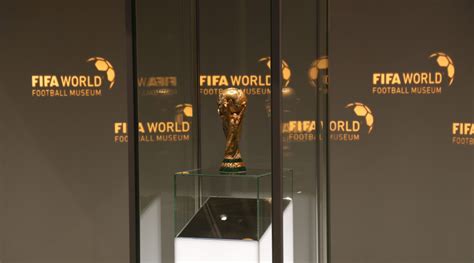 Fifa World Cup Trophy Back On Display With New Engraving Fifa Museum