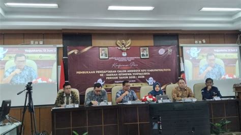 Kpu 5 Kabupaten Kota Di Diy Buka Lowongan Calon Komisioner