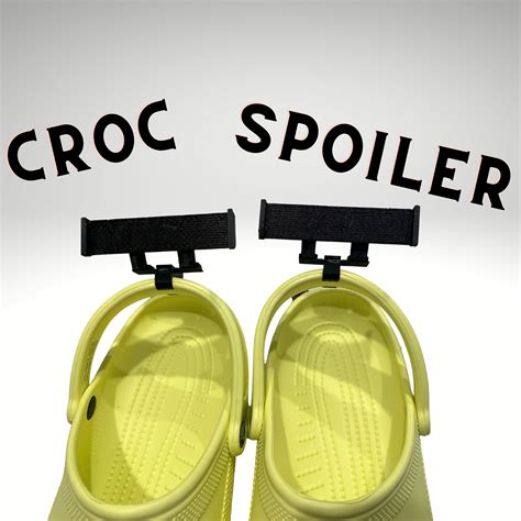 Croc Spoiler Charm Car Spoiler For Your Crocs Pair Of Two Glow In