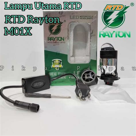 Jual Lampu Utama Led Original Rtd Rayton M X Grade A Kipas H