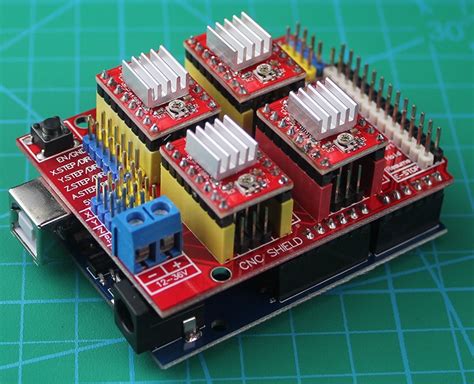 Combo Arduino Cnc Shield V3 4a4988 3d Điện Tử Proe