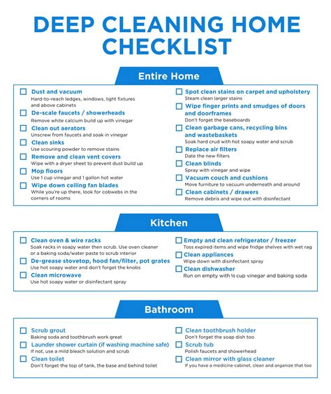 House Cleaning Charts 10 Free Pdf Printables Artofit