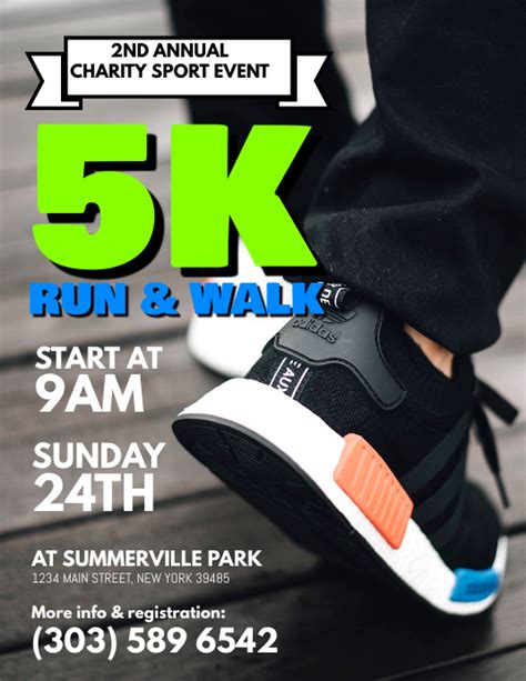 5k Run Flyer Template Postermywall