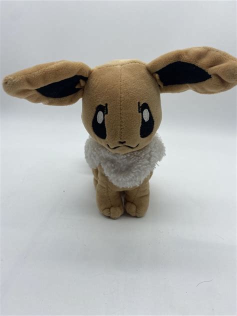 Pokemon Eevee Plush Stuffed Animal Qokemon Center