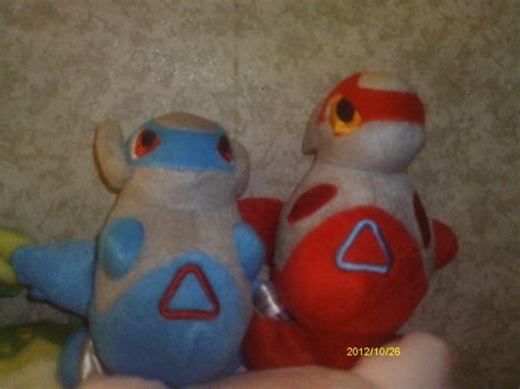 Latias and Latios Pokedoll Plush by Sliverbolt on DeviantArt