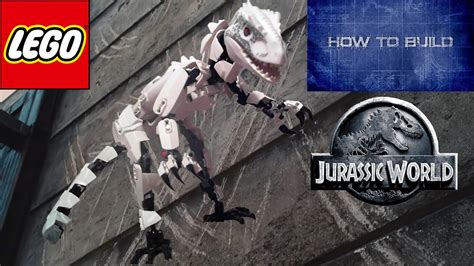 How To Build A Lego Indominus Rex From Jurassic World With Hero Factory Youtube