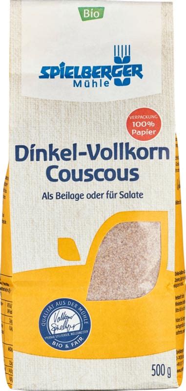 Spielberger Dinkelvollkorn Couscous Bio G Naturpur Shop