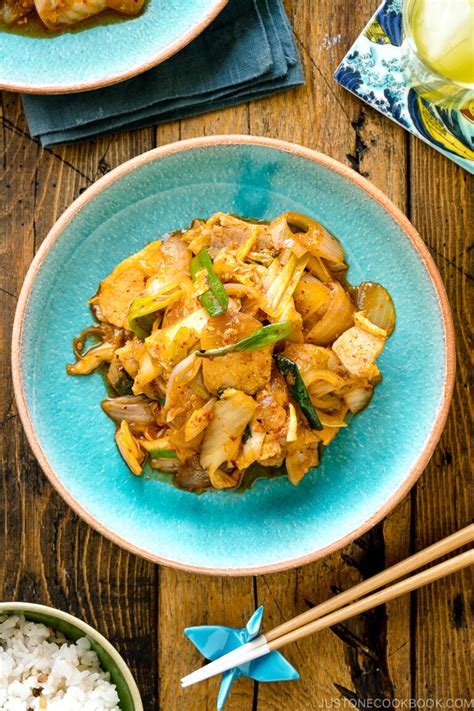 Pork Kimchi Stir Fry Buta Kimchi 豚キムチ炒め • Just One Cookbook