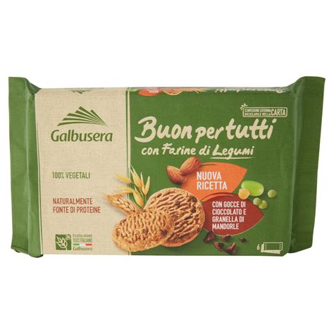 Galbusera Buonpertutti Con Farine Di Legumi Con Gocce Di Cioccolato E