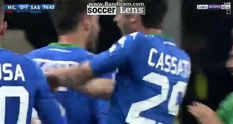 Matteo Politano Goal Hd Ac Milan Sassuolo Video