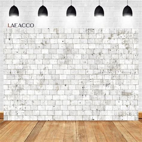 Laeacco Gray Stone Wall Backdrop Vintage Rustic Countryside Grunge