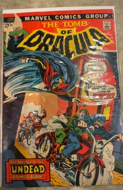 Tomb Of Dracula 11 1973 Tomb Of Dracula Comic Books Bronze Age