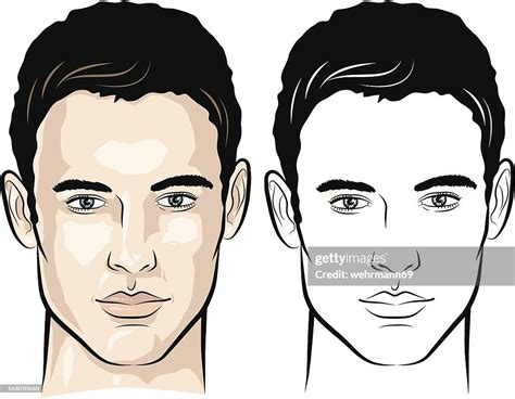 Man With Gentle Look High Res Vector Graphic Getty Images