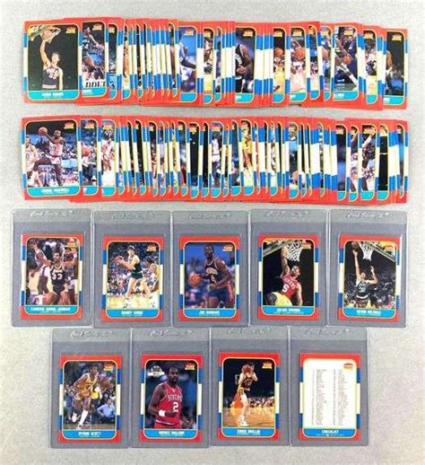 1986 Fleer Basketball High Grade Partial Set 120 132 Matthew Bullock