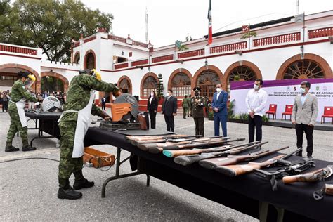 Encabeza Cuauhtémoc Blanco ceremonia de destrucción de armamento