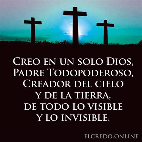 Credo Creo En Dios Padre Todopoderoso Creador Del Cielo