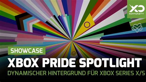 Xbox Series X S Dynamischer Xbox Pride Spotlight Hintergrund YouTube