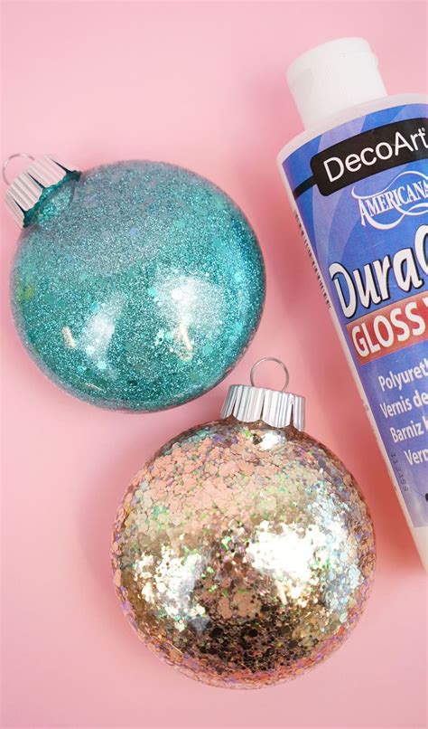 Learn How To Make DIY Glitter Ornaments Discover The Very Best Glue