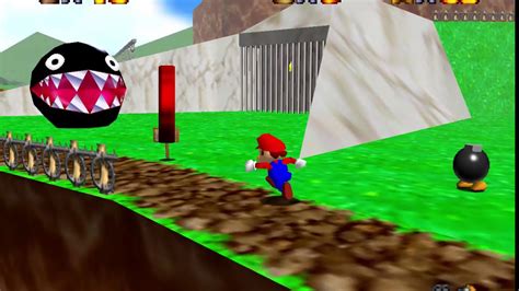 Super Mario 64 Bob Omb Battlefield Behind Chain Chomps Gate Youtube