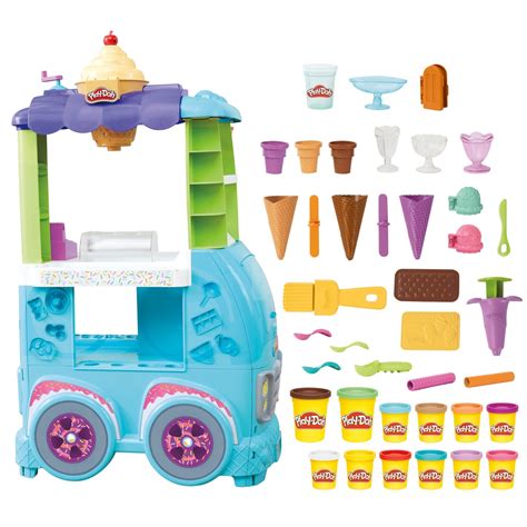 Play Doh Kitchen Creations Ultimate Ice Cream Truck Playset With