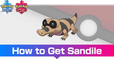 Sandile - Evolutions, Location, and Learnset | Pokemon Sword and Shield ...