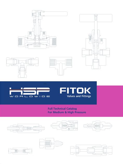 FITOK-HSP Full Technical Catalog For Medium and High Pressure | PDF | Pipe (Fluid Conveyance ...