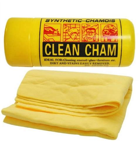 Fabric Clean Cham Synthetic Chamois For Car Cleaning Size 66 X 44 Cm