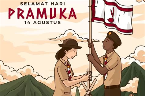 Link Poster Hari Pramuka Tahun Desain Unik Lucu Dan Kekinian