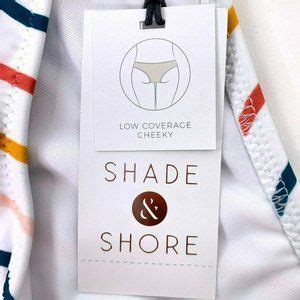 Shade Shore Swim Shade Shore White Stripe Cheeky Bikini Poshmark