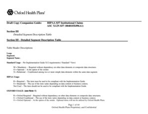 Fillable Online Institutional Claims Companion Guide Section Pdf Fax