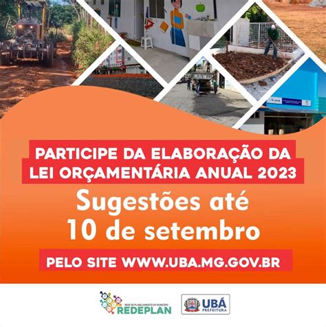 Prefeitura Municipal de Ubá LOA 2023 Disponível formulário para