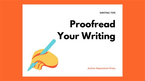 Tips To Proofread Your Manuscript Author Reputation Press Blog