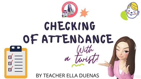 Checking Attendanceroll Call With A Twist By Teacher Ella Youtube