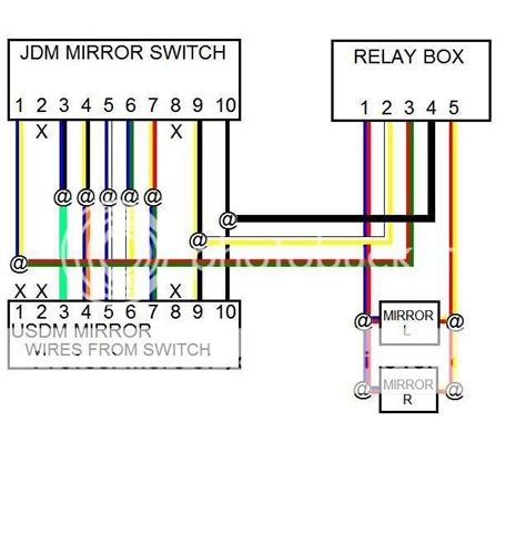 Power Mirror Switch Wiring Diagram General Wiring Diagram