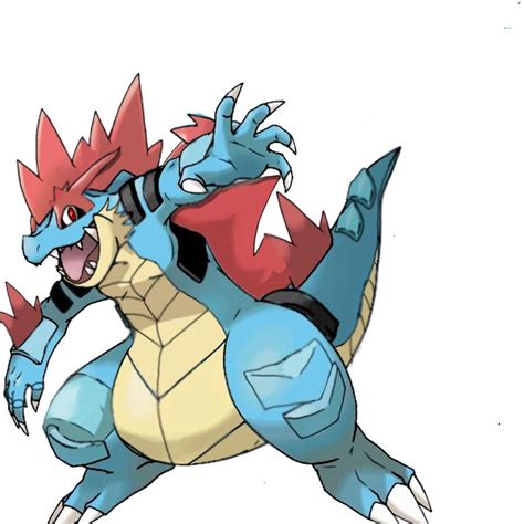 Mega Feratigatr Typewaterdragon Pokémon Amino