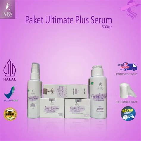 Nbs Paket Ultimate Plus Lifting Serum Nbs Skincare Whitening Glowing