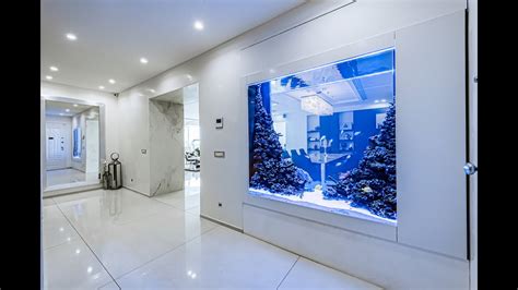 Melik Luxury Aquariums Acquario A Parete Su Misura Youtube