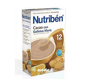 Nutriben Cacao Con Galletas Maria 600 G Farmaciatorrevieja