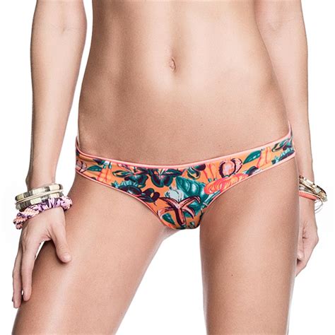 Maaji Apricot Wave Hipster Cut Reversible Bikini Bottoms Women S Evo