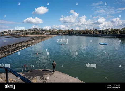 Clevedon marine lake, somerset hi-res stock photography and images - Alamy