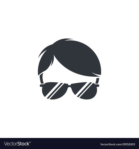 Geek logo template icon Royalty Free Vector Image