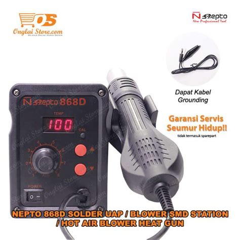 Jual Nepto 868D Solder Uap Blower SMD Station Hot Air Blower Heat Gun Di Seller Onglai Store